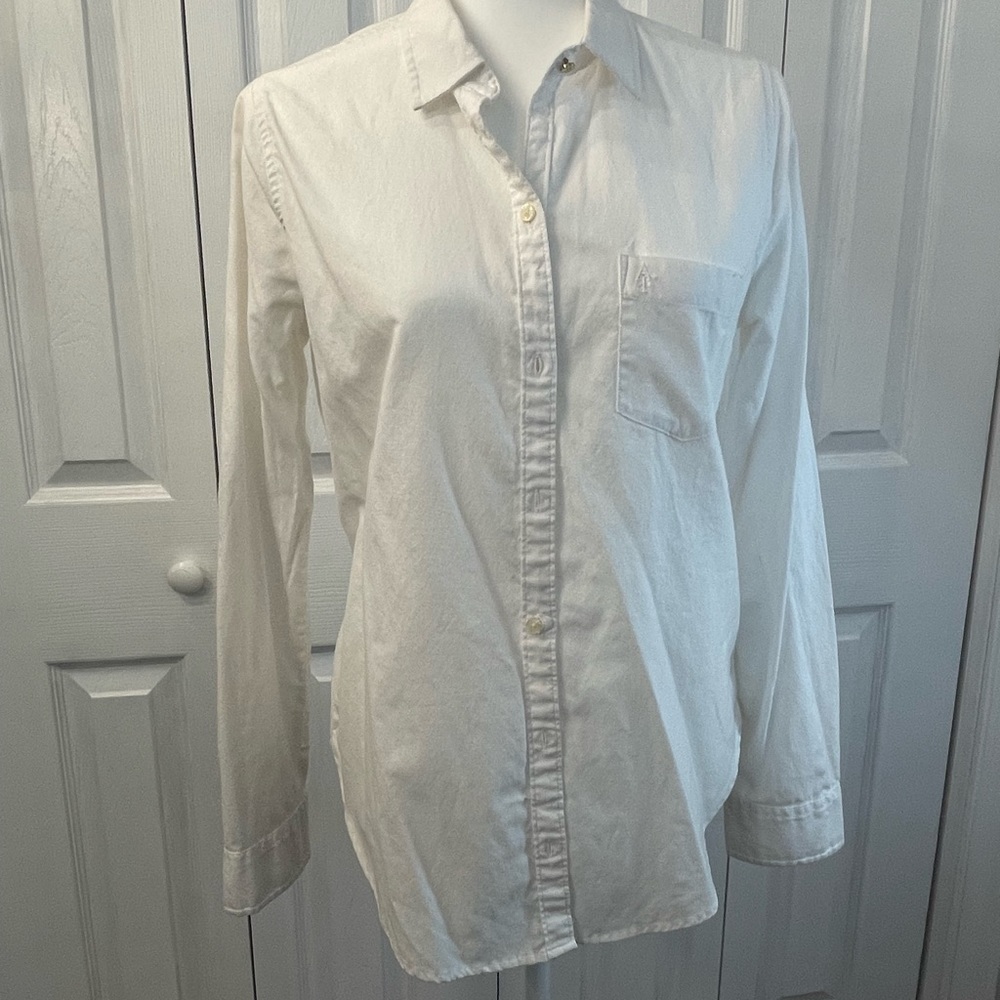 COPY - Abercrombie White Polo Shirt